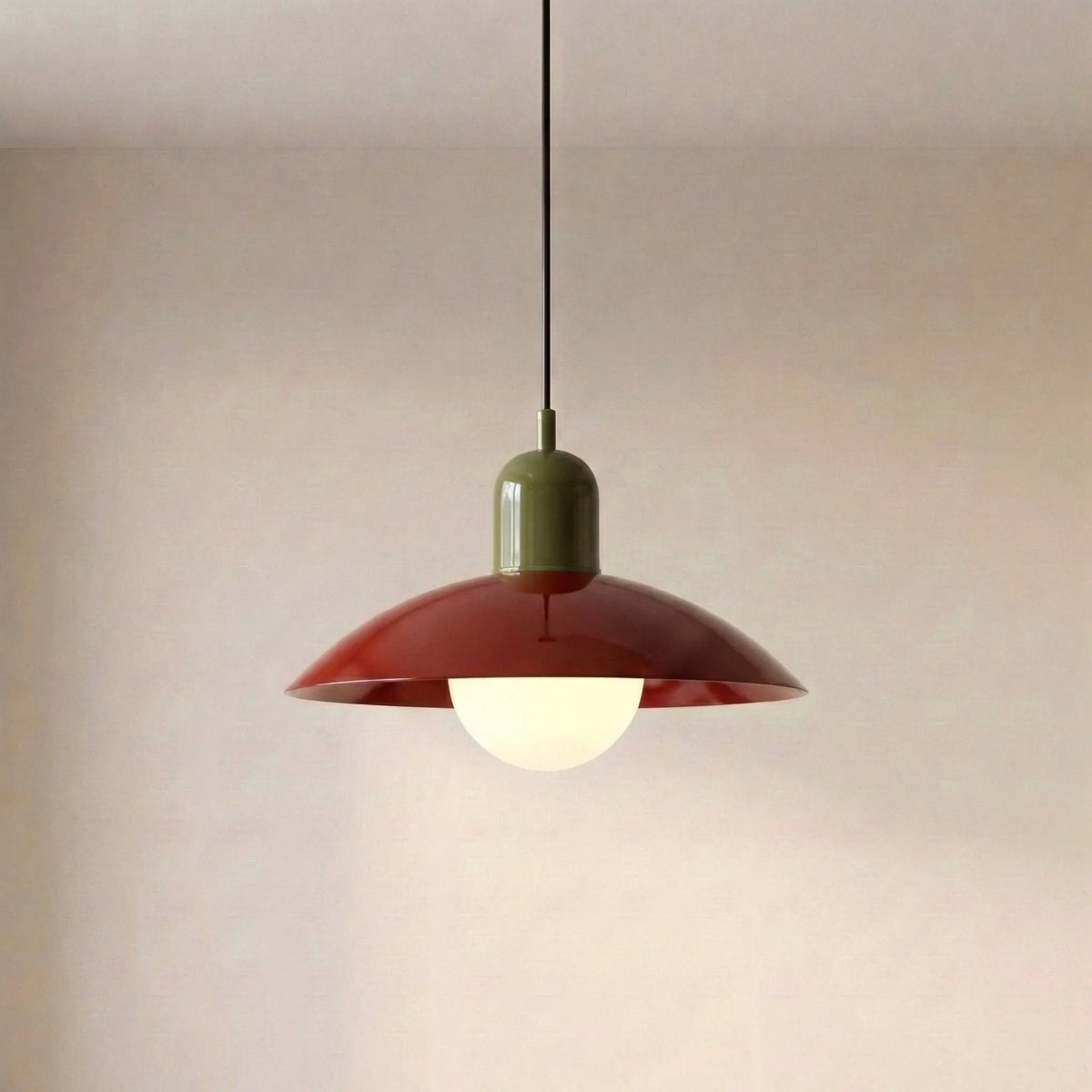 Scandinavian Macaron Pendant Light with Adjustable Cord