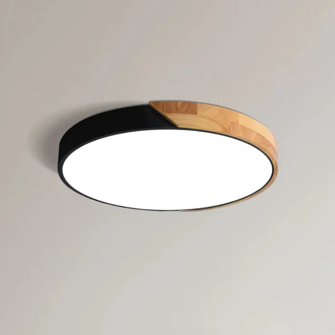 Scandinavian Wooden LED Ceiling Light