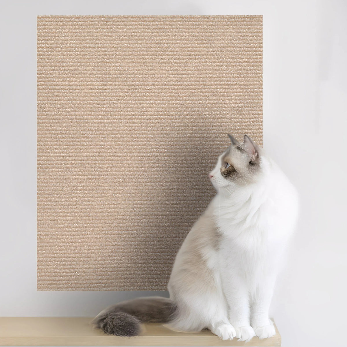 Self-Adhesive Cat Scratching Mat with Furniture Protector