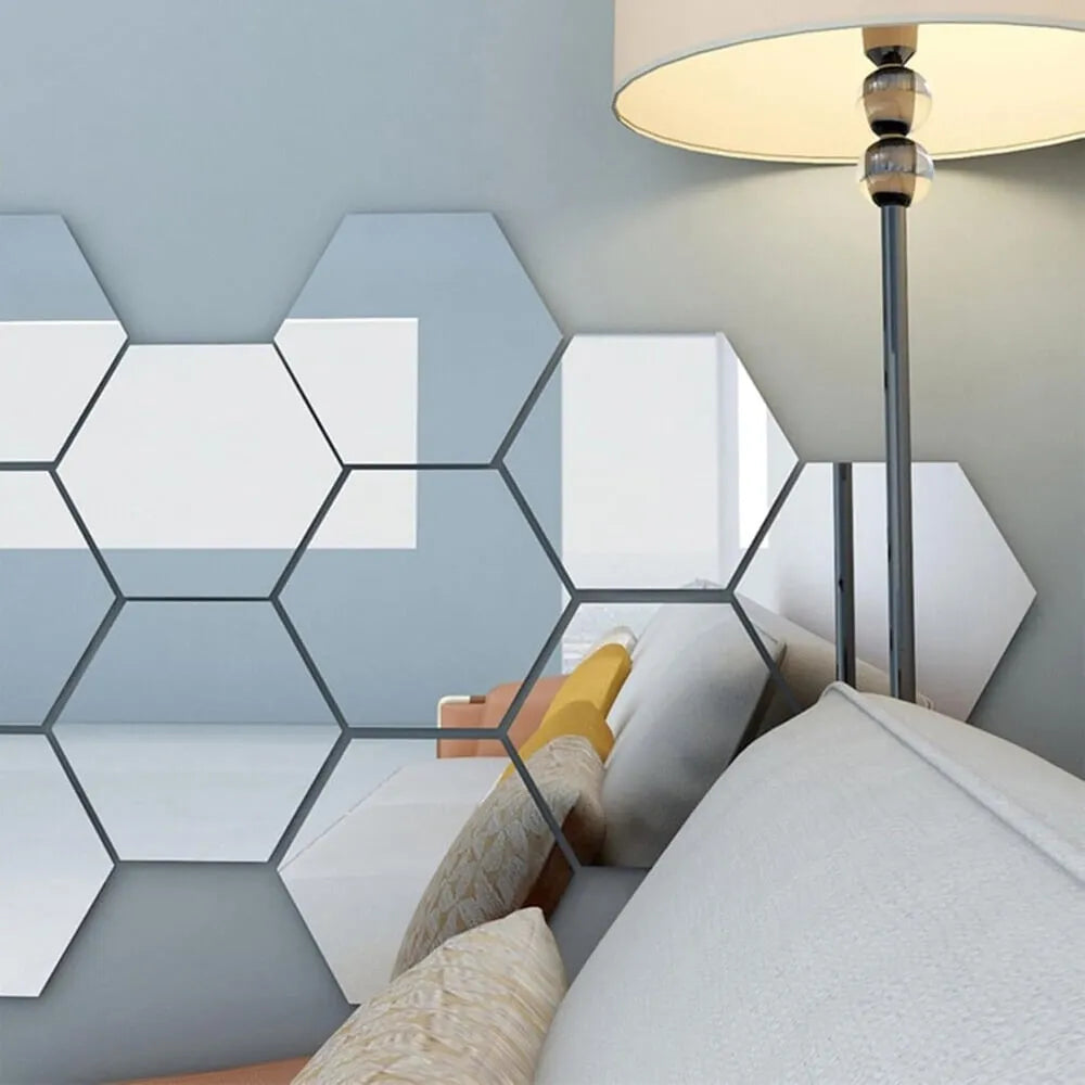 Self-Adhesive Shatterproof Mirror Film with Trimmable Design