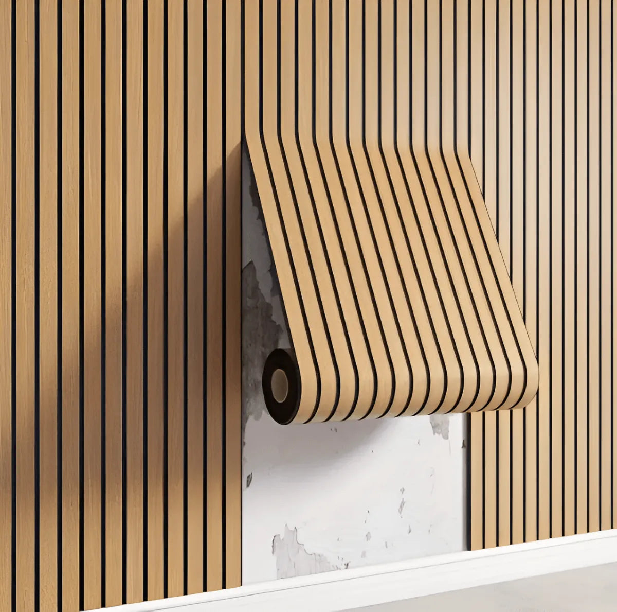 Self Adhesive Wood Look Wall Panels for Interior Decor