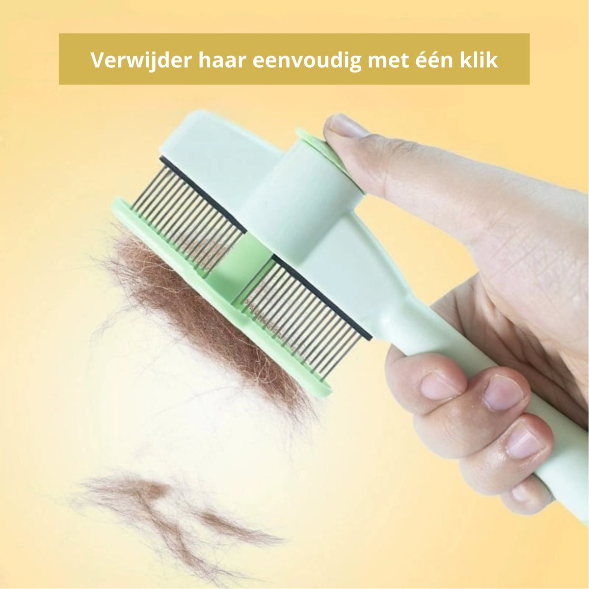 Self-Cleaning Grooming Comb for Dogs and Cats