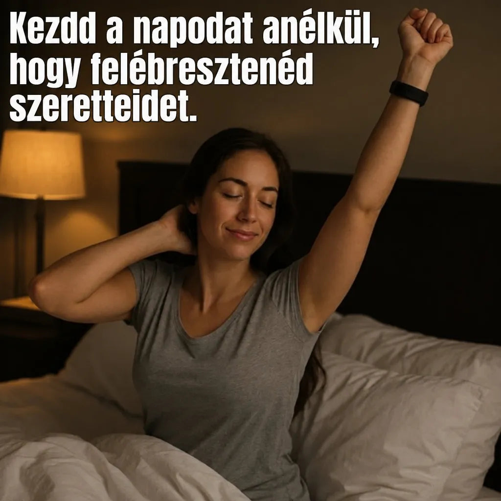 Silent Vibrating Alarm Clock with Adjustable Intensity