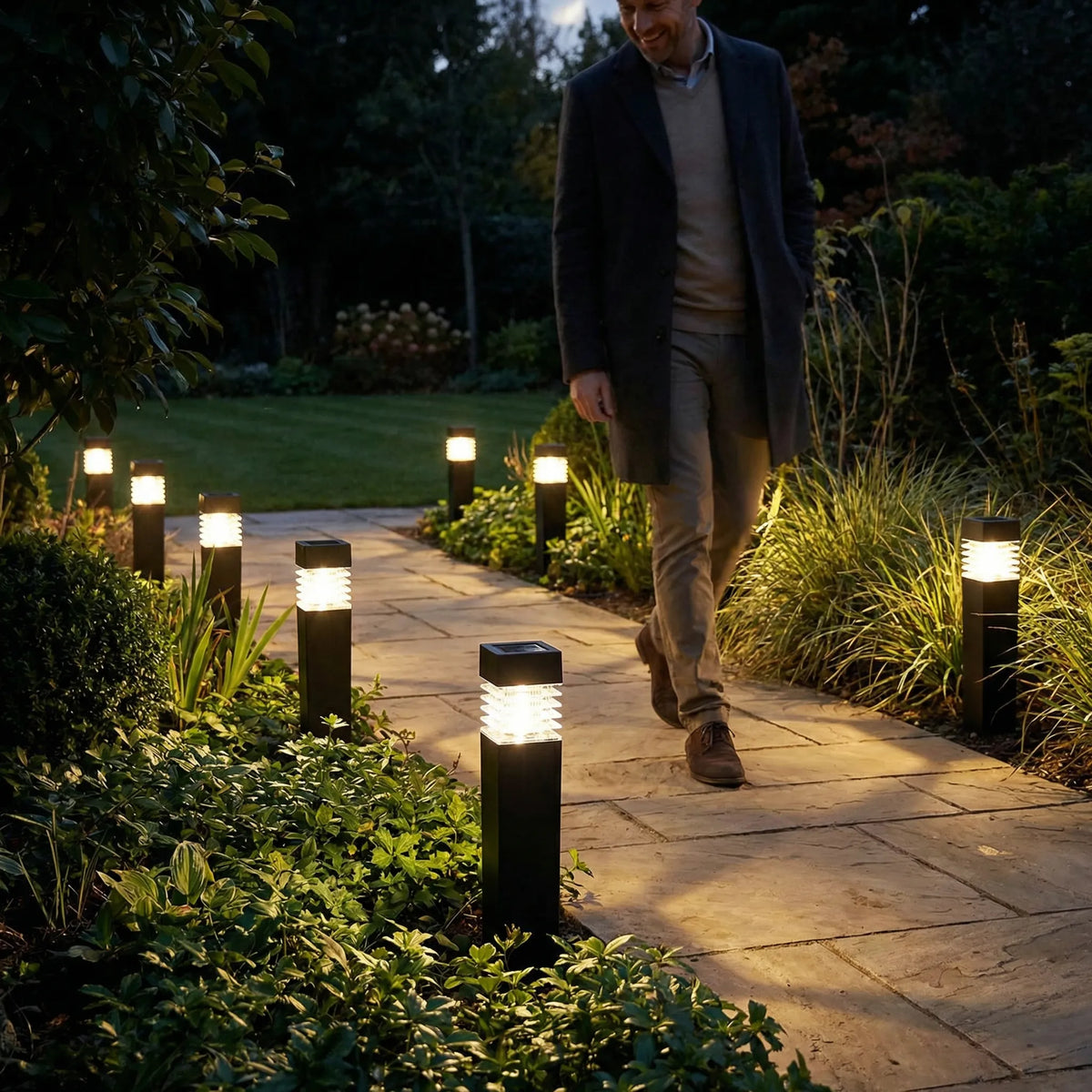Solar LED Garden Stake Lights for Pathways
