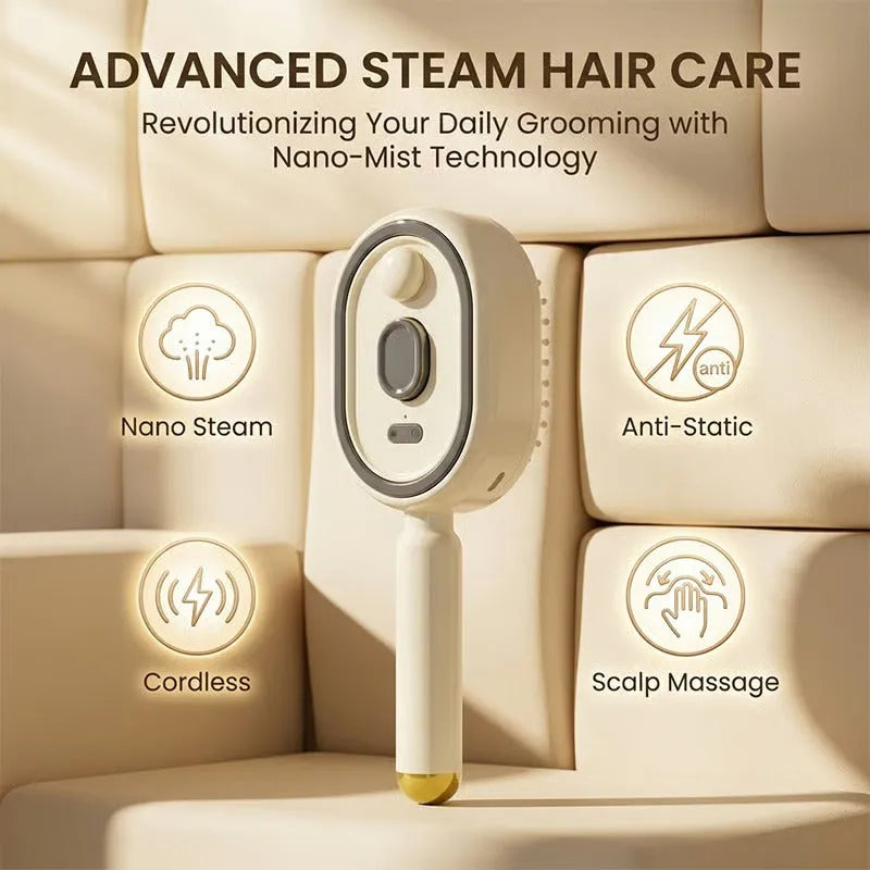 Spray Air-Cushion Massage Hair Comb with Mist Function