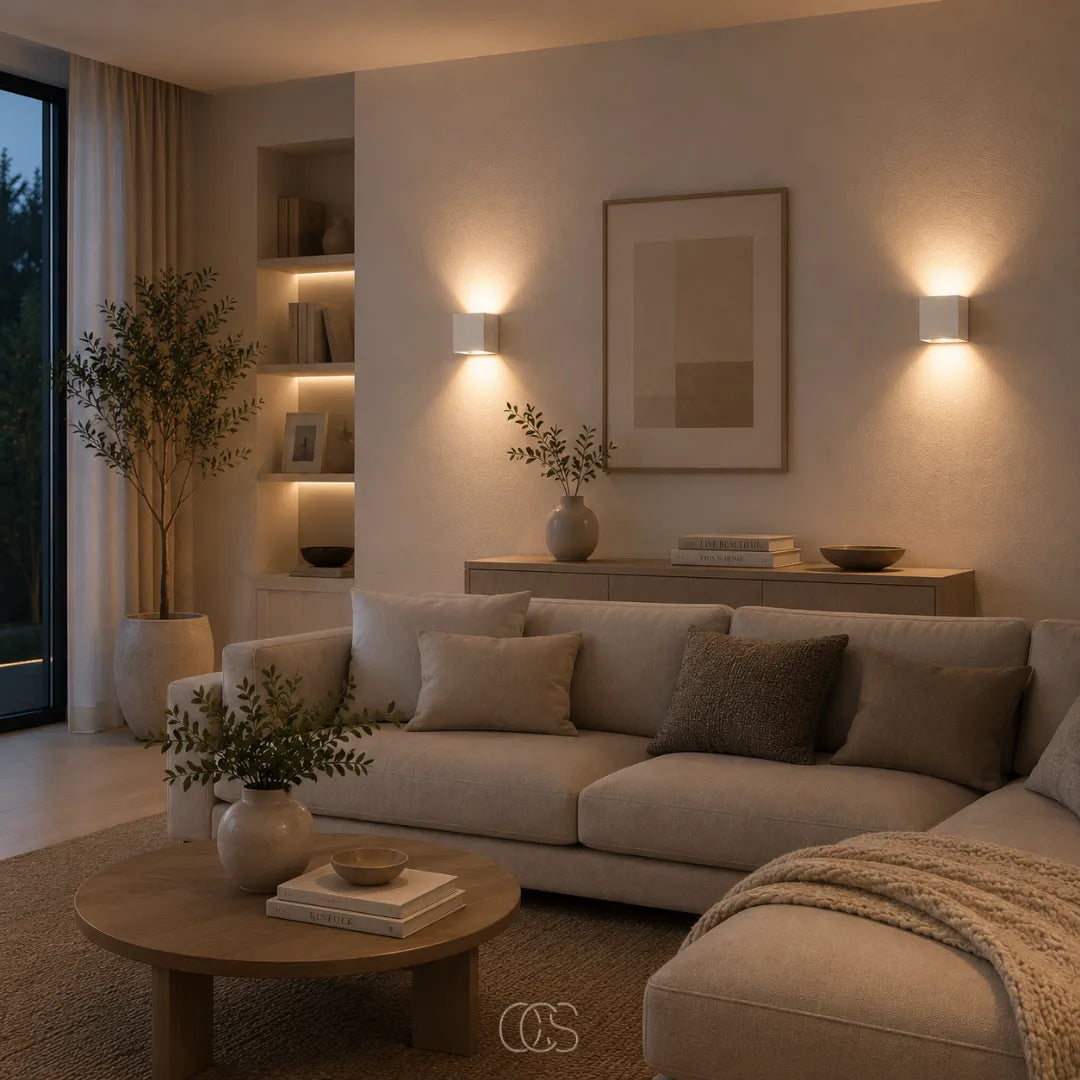Square Wireless Motion Sensor Wall Light with Aluminium Housing