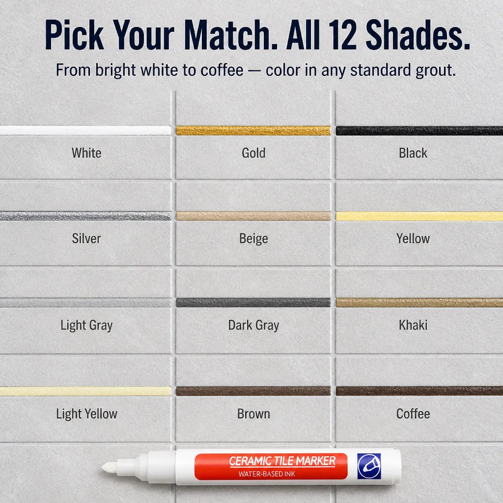 Tile Grout Repair Pen for Instant Restoration