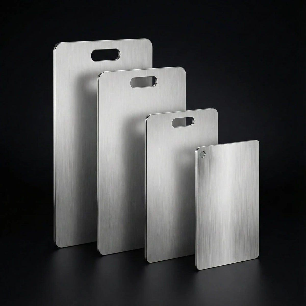 Titanium Cutting Board with Built-in Handle