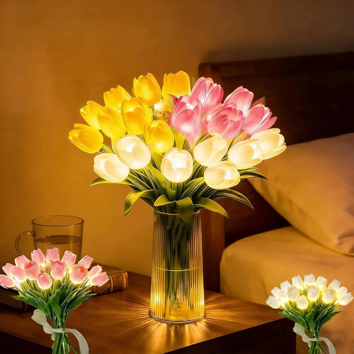 Tulip LED Flower Lamp with Ambient Light