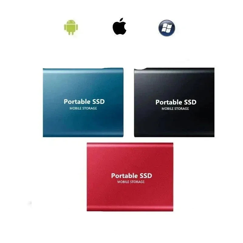Ultra-Fast External SSD Drive with Aluminum Housing