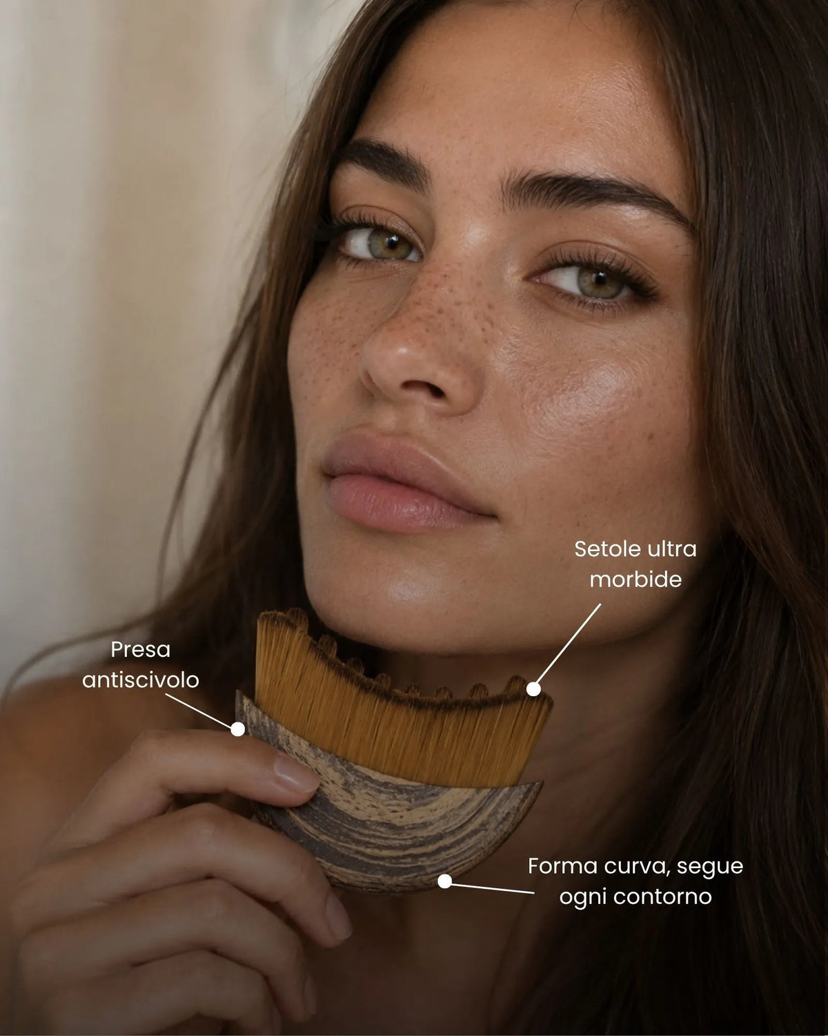 Ultra-Soft Facial Lymphatic Drainage and Massage Brush