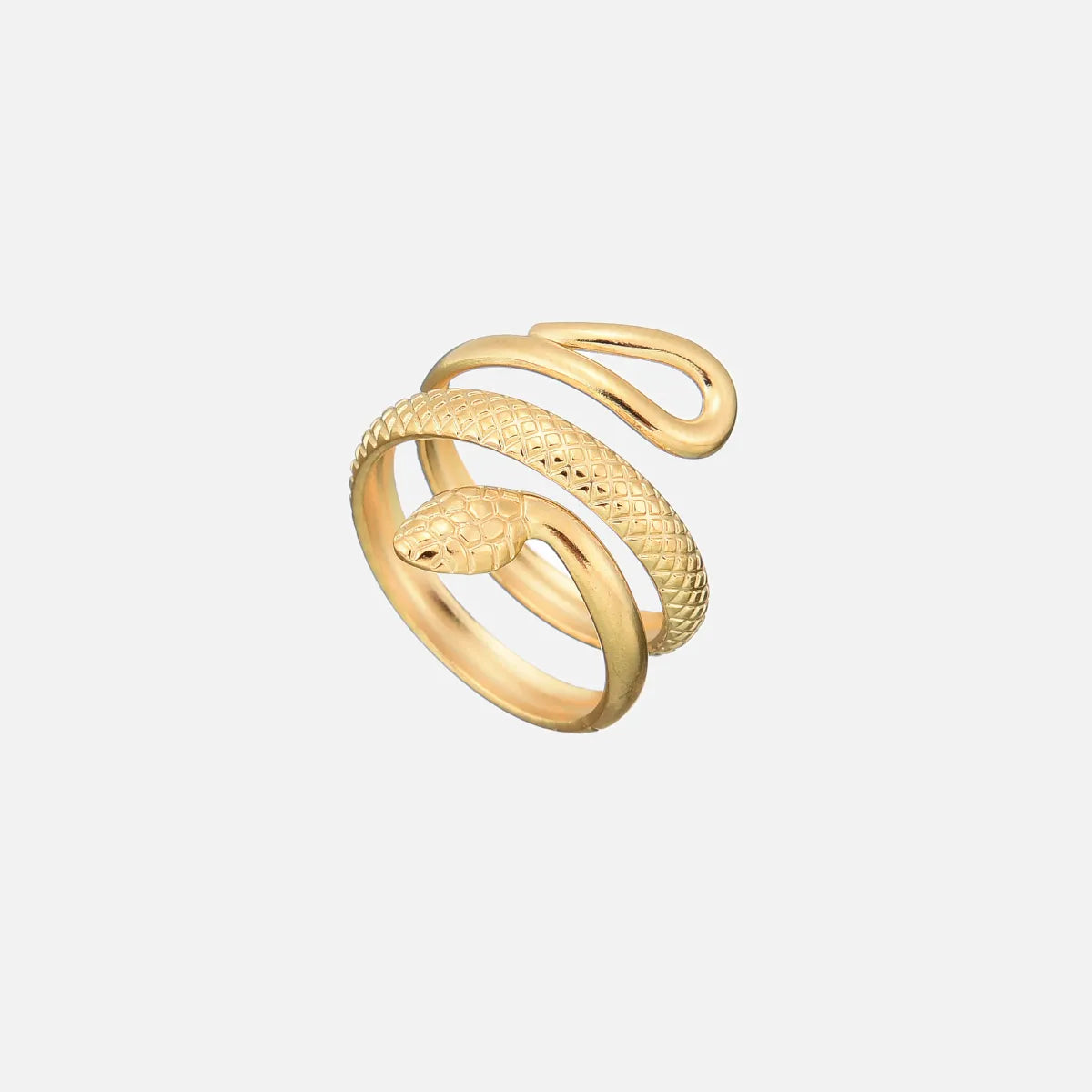 Unisex Elaborate Adjustable Snake Ring