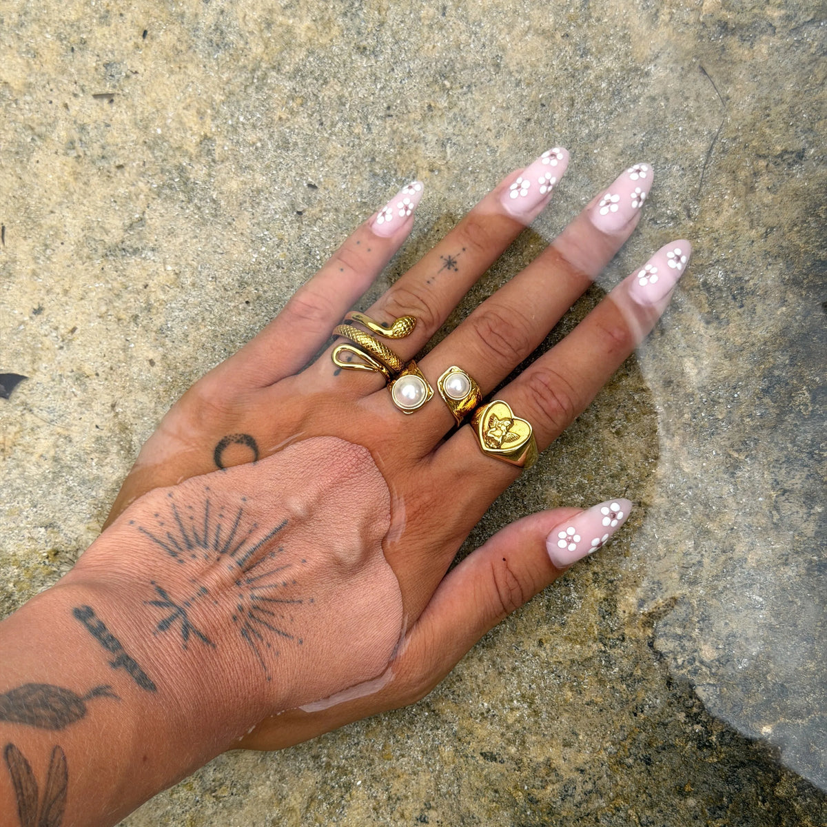 Unisex Elaborate Adjustable Snake Ring