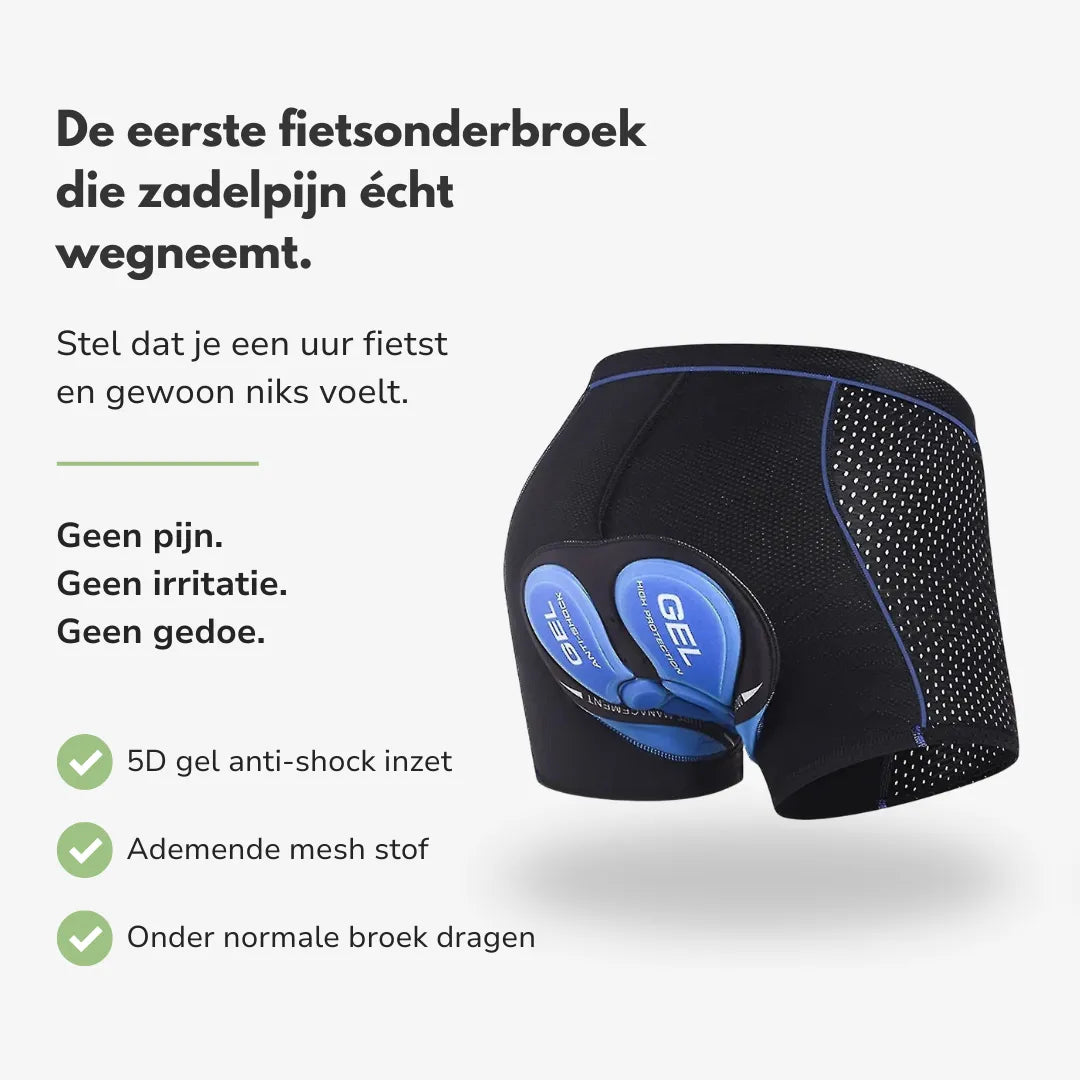 Unisex Gel-Padded Cycling Underwear Shorts