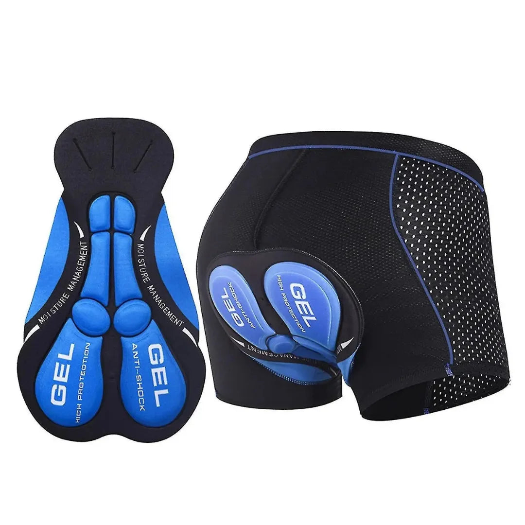 Unisex Padded Cycling Underwear with 5D Gel Cushion