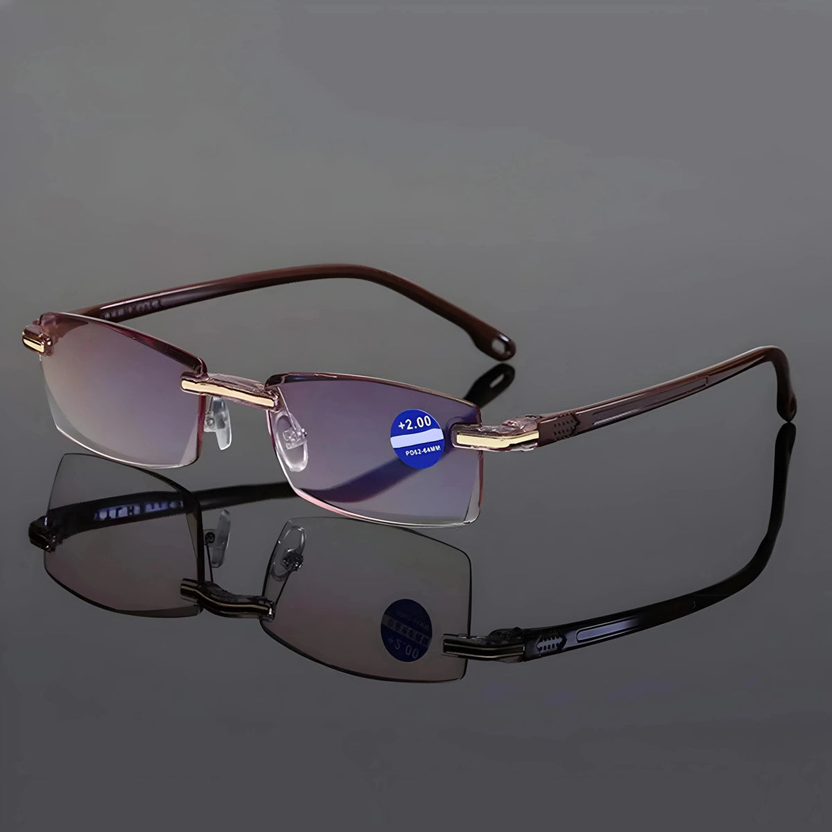 Unisex Progressive Blue Light Blocking Glasses with UV400 Protection