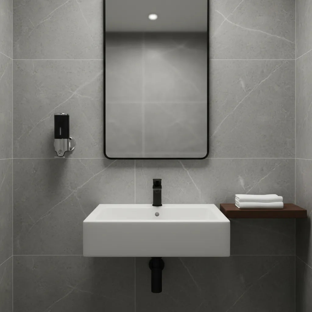 Wall-Mounted Brass Soap Dispenser for Bathroom and Kitchen