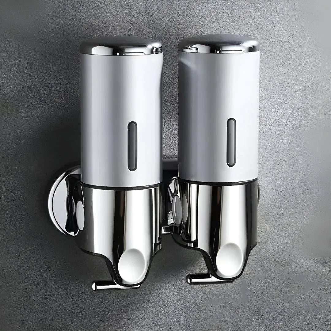 Wall-Mounted Brass Soap Dispenser for Bathroom and Kitchen