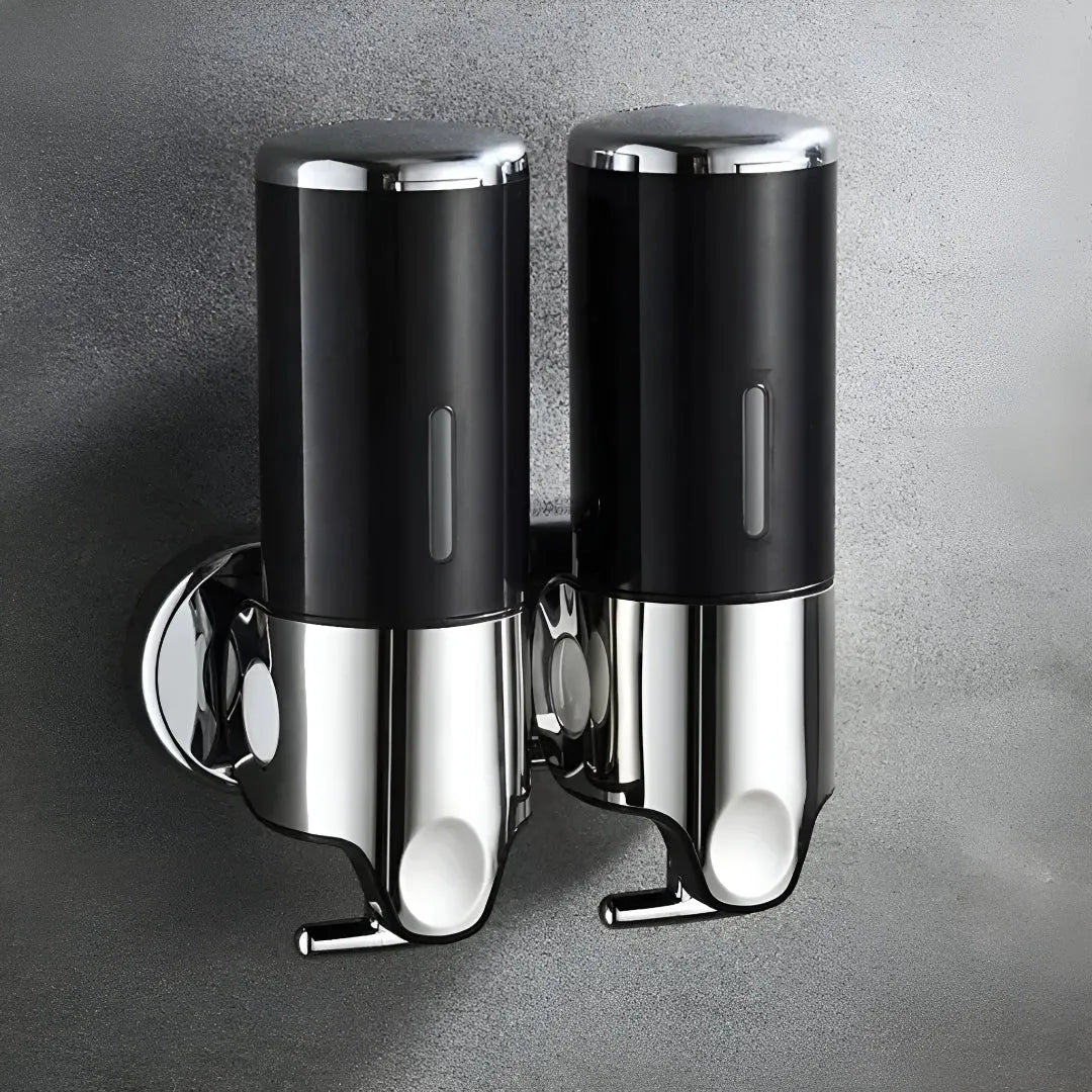 Wall-Mounted Brass Soap Dispenser for Bathroom and Kitchen