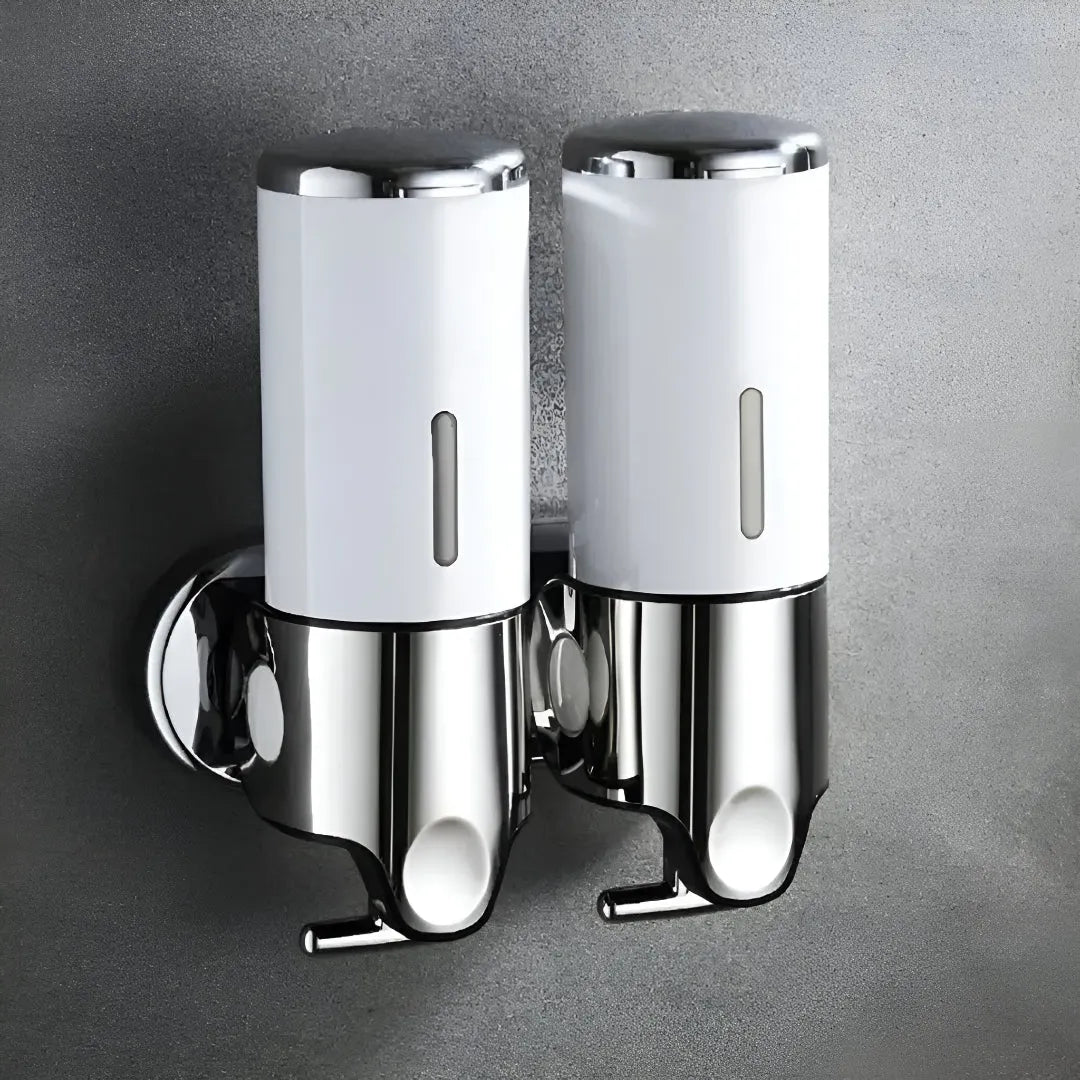 Wall-Mounted Brass Soap Dispenser for Bathroom and Kitchen