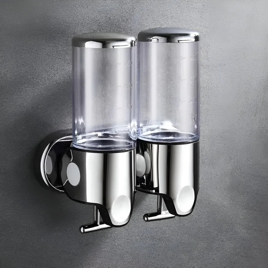 Wall-Mounted Brass Soap Dispenser for Bathroom and Kitchen