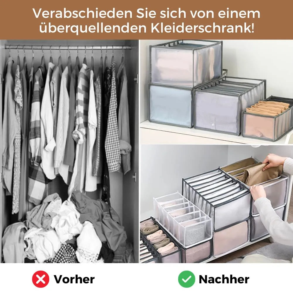 Wardrobe Organizer Bags with Reinforced Oxford Edges