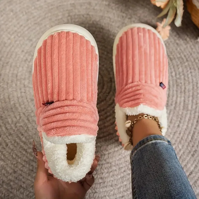 Warm Winter Slippers with Non-Slip Sole