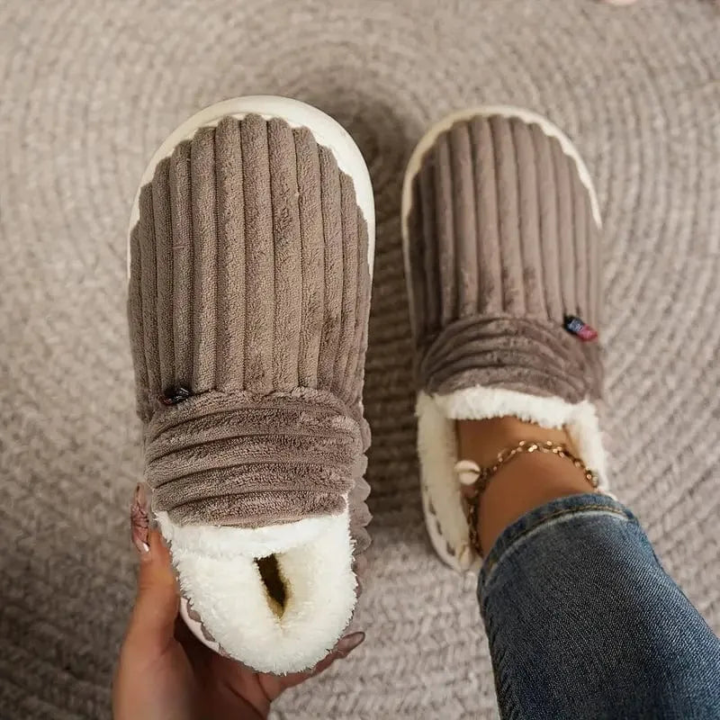 Warm Winter Slippers with Non-Slip Sole