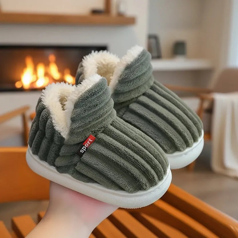 Warm Winter Slippers with Non-Slip Sole