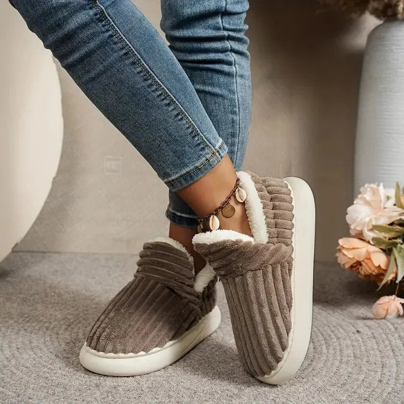 Warm Winter Slippers with Non-Slip Sole