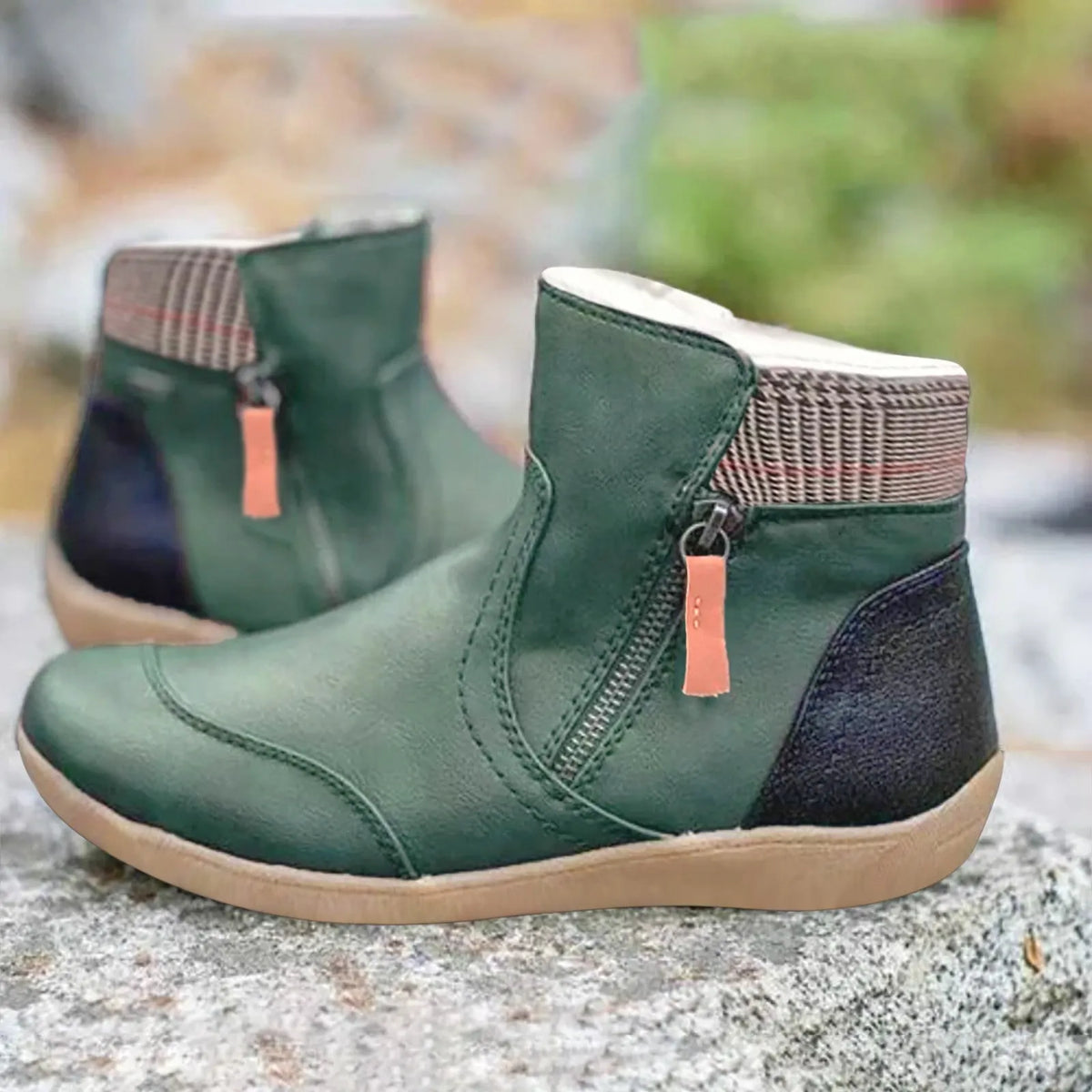 Waterproof Leather Boots with Non-Slip Sole