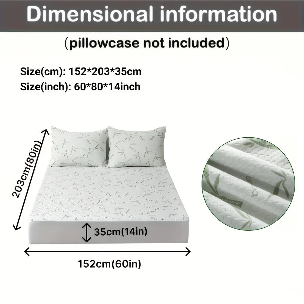 Waterproof Mattress Protector with Cooling 3D Air Layer