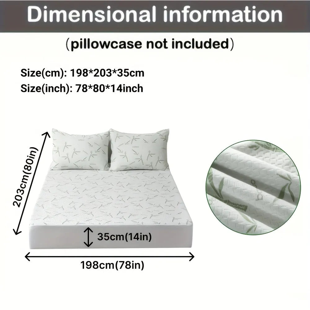 Waterproof Mattress Protector with Cooling 3D Air Layer