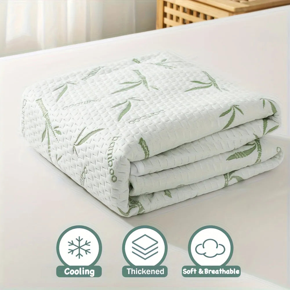 Waterproof Mattress Protector with Cooling 3D Air Layer