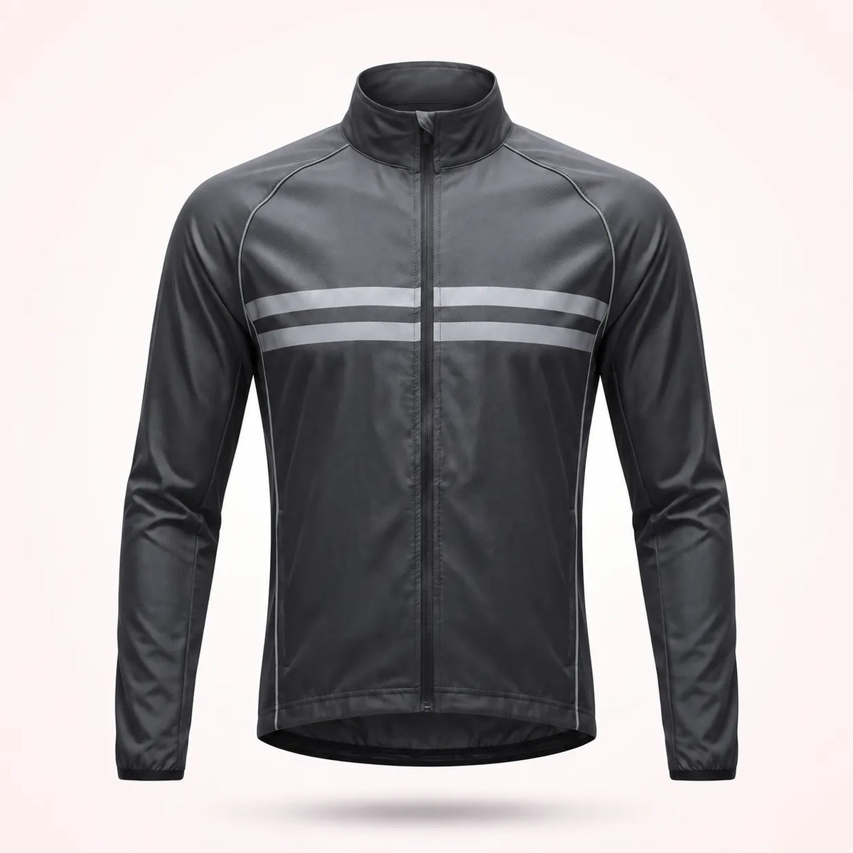 Waterproof Windproof Breathable Cycling Jacket with Reflective Strips