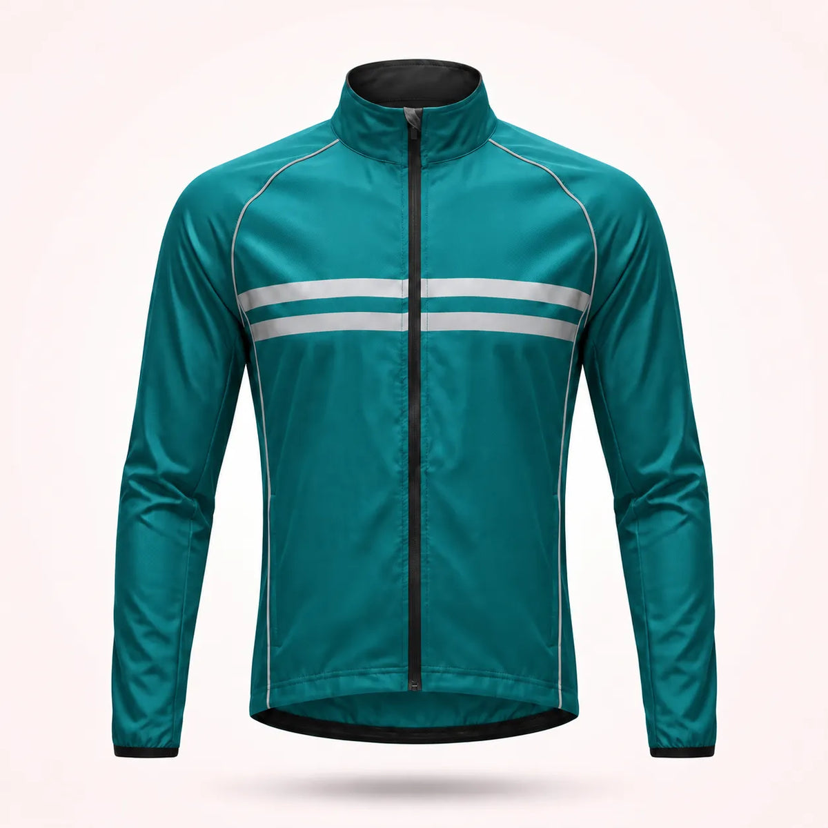 Waterproof Windproof Breathable Cycling Jacket with Reflective Strips