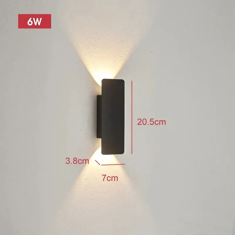 Weatherproof Aluminum LED Outdoor Wall Light