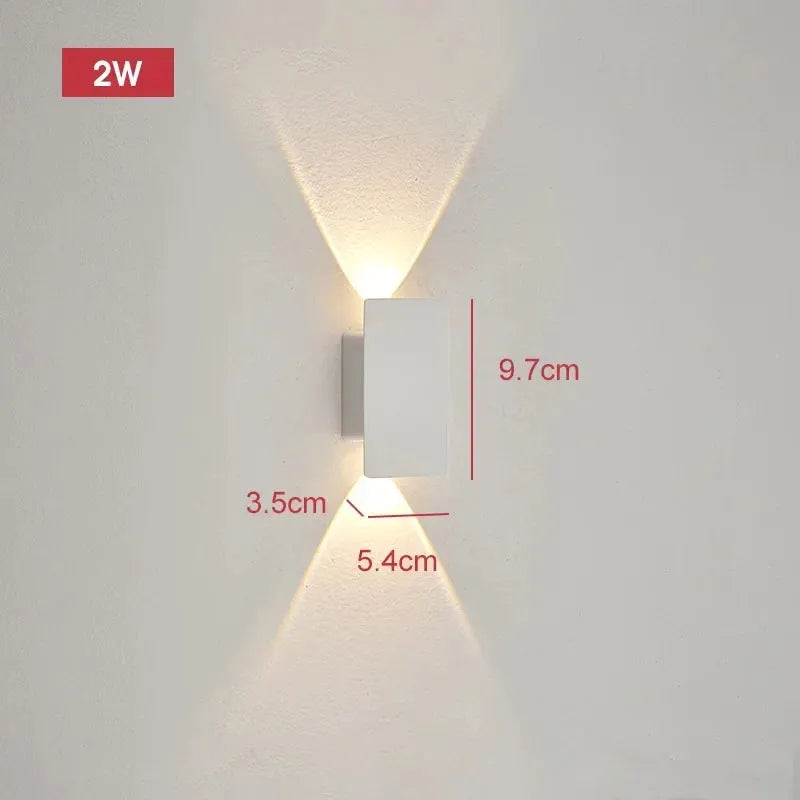 Weatherproof Aluminum LED Outdoor Wall Light