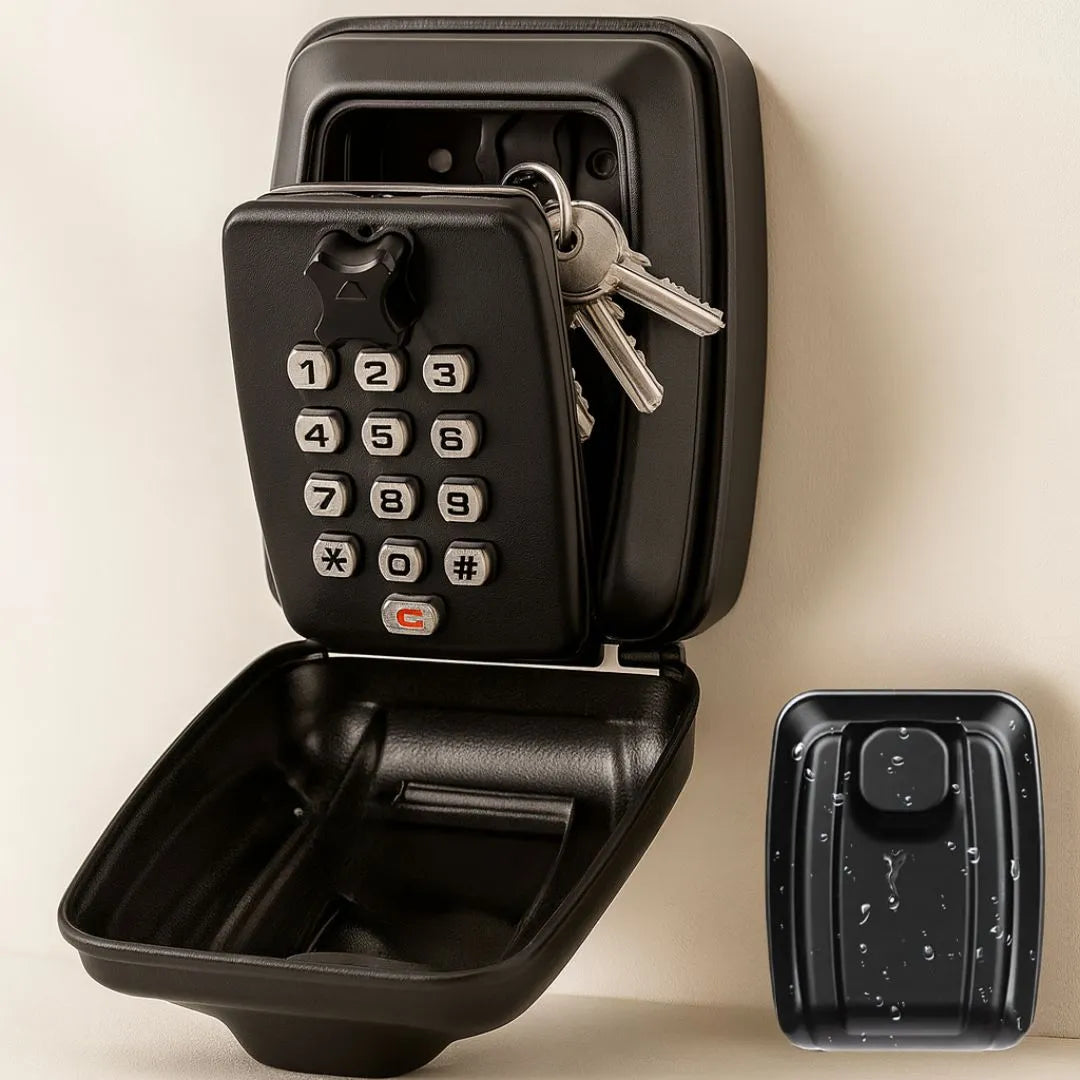 Weatherproof Metal Key Safe with Combination Lock