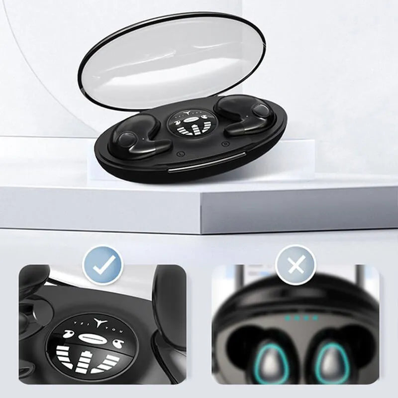Wireless In-Ear Sleep Earbuds with Noise Reduction and Bluetooth 5.3