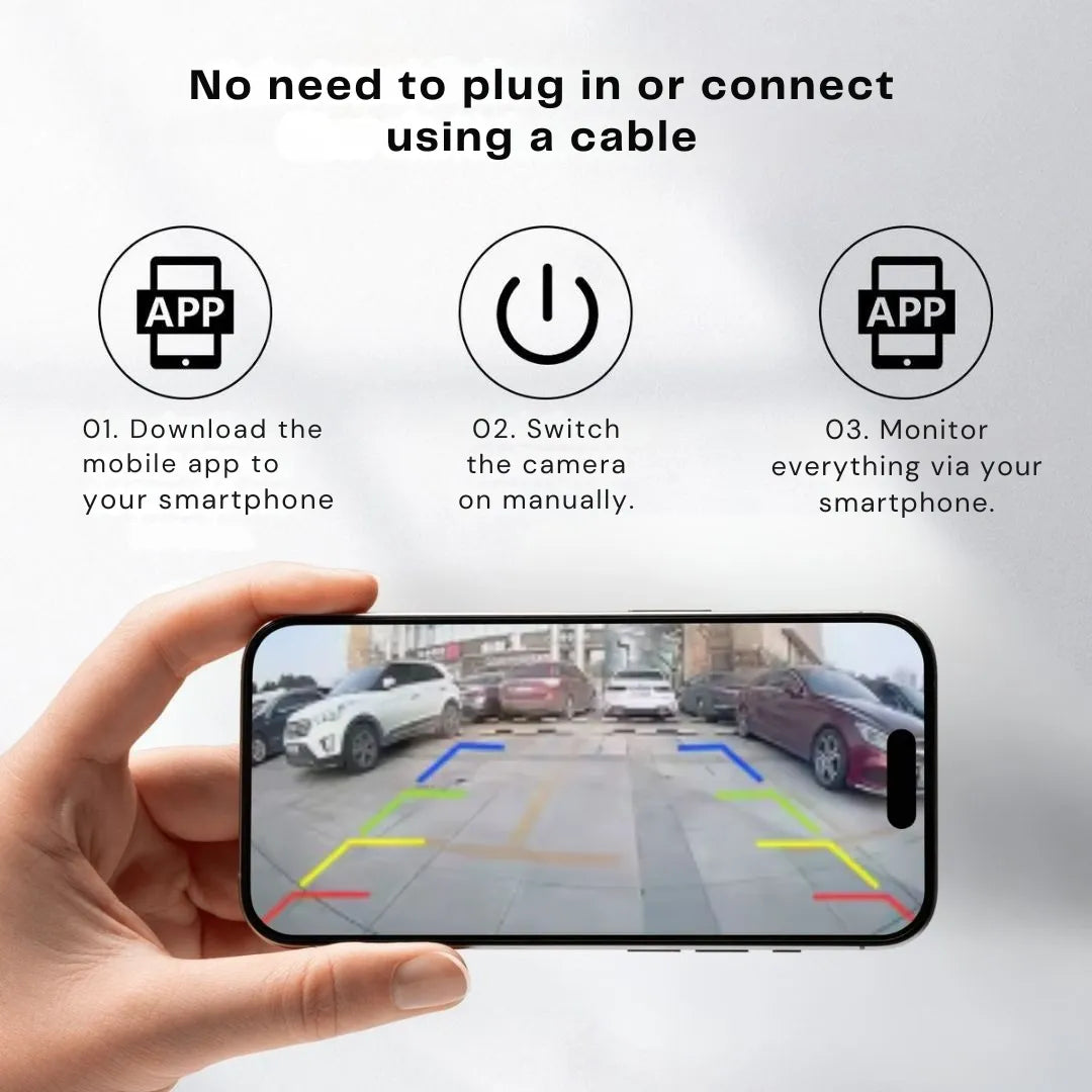 Wireless Magnetic Backup Camera with Night Vision