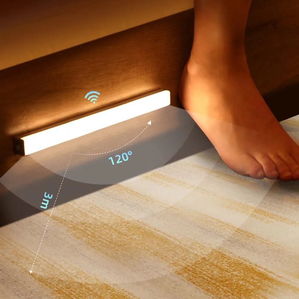 Wireless Motion Sensor LED Light Strip with Warm Light