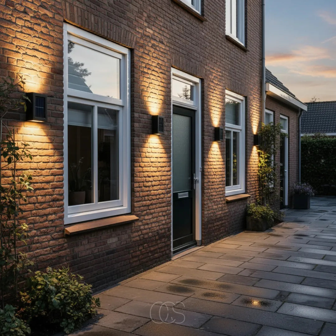 Wireless Solar Outdoor Wall Light with IP65 Sensor