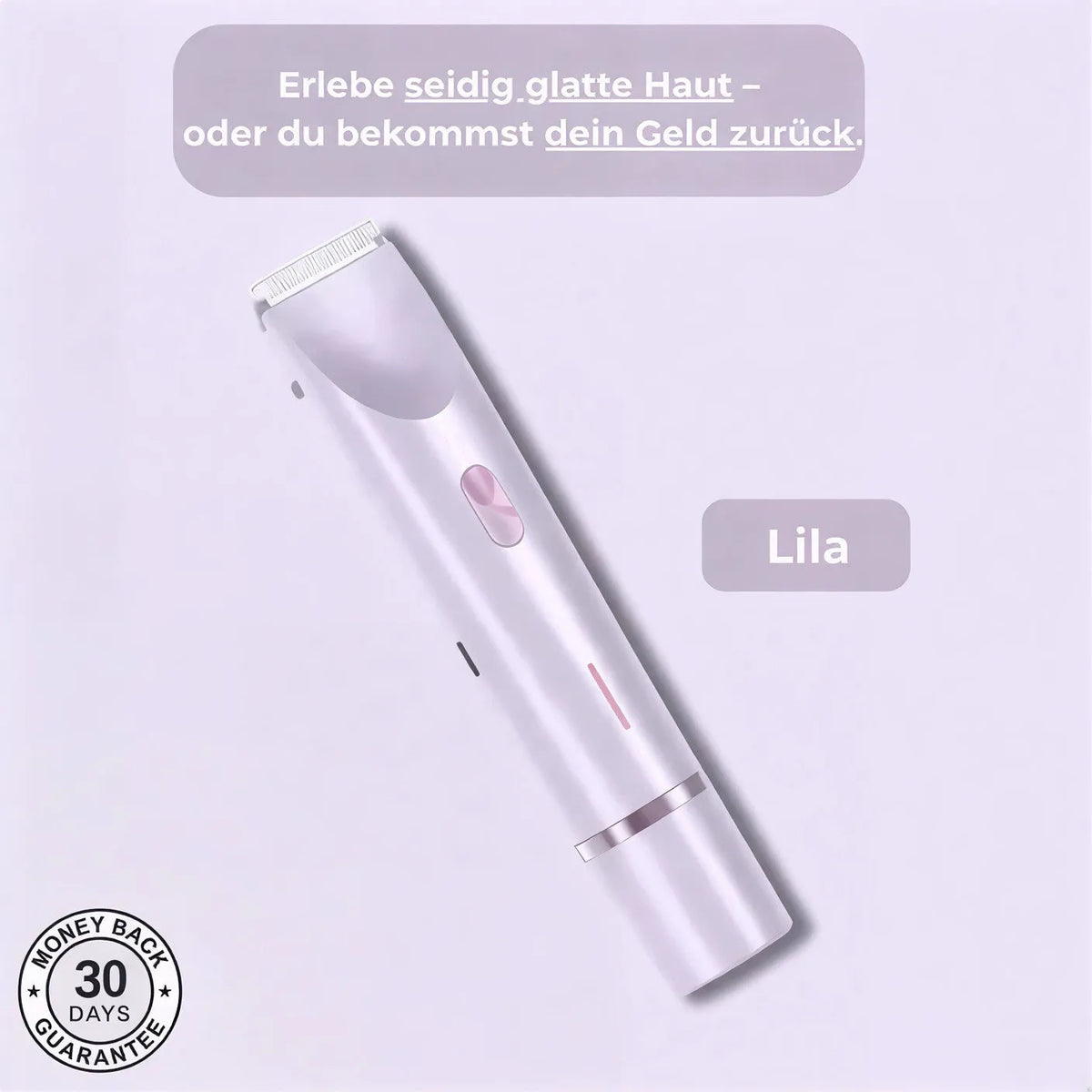 Women's 2-in-1 Gentle Shaver for Smooth Skin