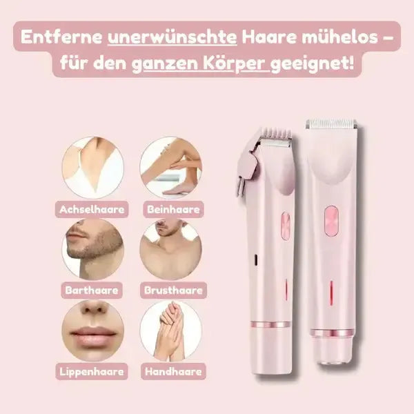Women's 2-in-1 Gentle Shaver for Smooth Skin