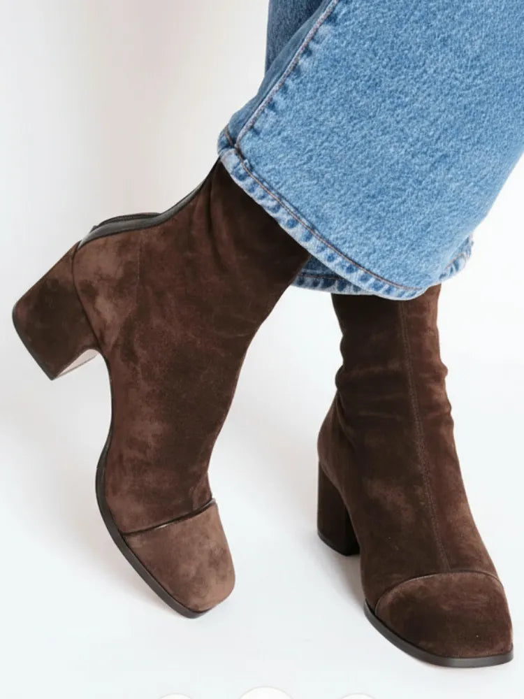 Women's Block Heel Ankle Boots for Stylish Everyday Wear