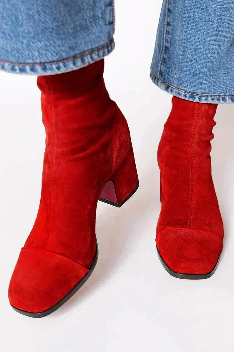 Women's Block Heel Ankle Boots for Stylish Everyday Wear