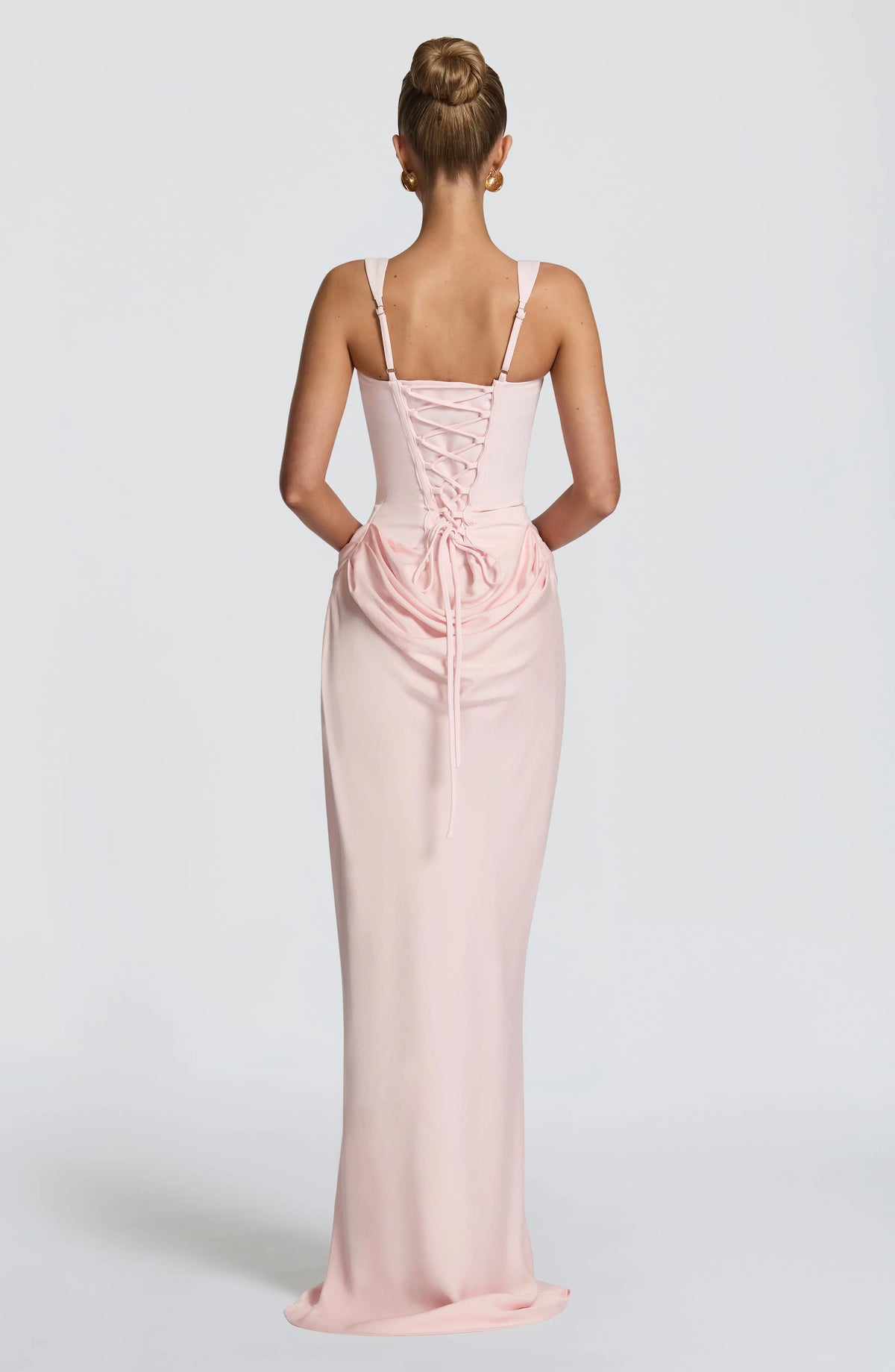 Women's Bodycon Maxi Dress with Square Neckline