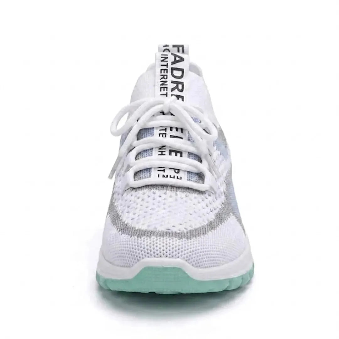Women's Casual Sneakers with Breathable Mesh and Wide Fit