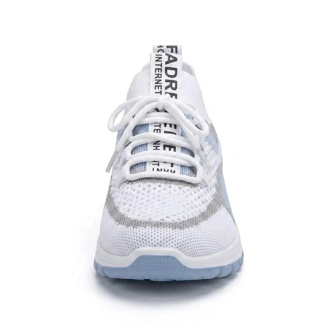 Women's Casual Sneakers with Breathable Mesh and Wide Fit